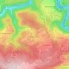 Mapa topográfico Engelsbrand, altitud, relieve