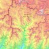 Mapa topográfico Khumbupasanglahmu, altitud, relieve