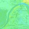 Mapa topográfico Mjesni odbor Rimac, altitud, relieve