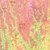 Mapa topográfico 香格里拉市 སེམས་ཀྱི་ཉི་ཟླ་གྲོང་ཁྱེར།, altitud, relieve