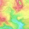 Mapa topográfico Obererbach, altitud, relieve