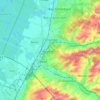 Mapa topográfico Ubstadt-Weiher, altitud, relieve