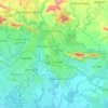 Mapa topográfico Las Lomas, altitud, relieve