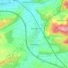 Mapa topográfico Armsheim, altitud, relieve