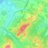 Mapa topográfico сельское поселение Село Ильинка, altitud, relieve