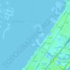 Mapa topográfico جميرا, altitud, relieve