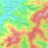 Mapa topográfico Riegelsberg, altitud, relieve