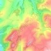 Mapa topográfico Seelen, altitud, relieve