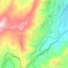 Mapa topográfico Runta Parte Alta, altitud, relieve
