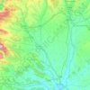 Mapa topográfico Río Órbigo, altitud, relieve