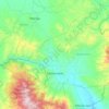 Mapa topográfico Cantarranas, altitud, relieve