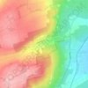 Mapa topográfico Kindenheim, altitud, relieve