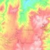 Mapa topográfico Freixo de Numão, altitud, relieve
