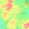 Mapa topográfico Yupiltepeque, altitud, relieve