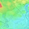 Mapa topográfico Heide-Süd, altitud, relieve