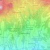 Mapa topográfico Nahuizalco, altitud, relieve