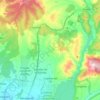 Mapa topográfico Cubillos del Sil, altitud, relieve