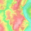 Mapa topográfico Петинское сельское поселение, altitud, relieve