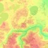 Mapa topográfico Долгодеревенское сельское поселение, altitud, relieve