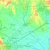 Mapa topográfico Peralada, altitud, relieve