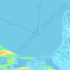 Mapa topográfico Темрюкский залив, altitud, relieve