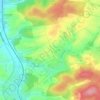 Mapa topográfico Neibsheim, altitud, relieve