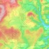 Mapa topográfico Weidenbach, altitud, relieve