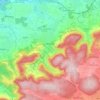 Mapa topográfico Heubach, altitud, relieve