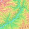 Mapa topográfico 德兴乡, altitud, relieve