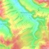 Mapa topográfico Becherbach bei Kirn, altitud, relieve