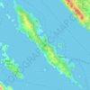 Mapa topográfico Iž, altitud, relieve