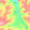 Mapa topográfico La Bóveda de Toro, altitud, relieve