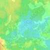 Mapa topográfico Озеро Олешно, altitud, relieve