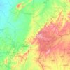 Mapa topográfico Sincelejo, altitud, relieve