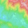 Mapa topográfico Duruelo de la Sierra, altitud, relieve