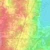 Mapa topográfico Вознесенское сельское поселение, altitud, relieve