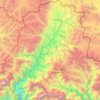 Mapa topográfico मुस्ताङ, altitud, relieve