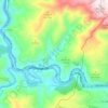 Mapa topográfico Montefurado, altitud, relieve