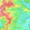 Mapa topográfico Bosen, altitud, relieve