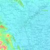 Mapa topográfico Hanói, altitud, relieve
