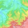 Mapa topográfico Obersulm, altitud, relieve