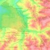 Mapa topográfico Langenleuba-Niederhain, altitud, relieve