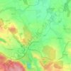 Mapa topográfico Weferlingen, altitud, relieve