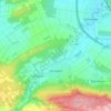Mapa topográfico Flonheim, altitud, relieve