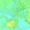 Mapa topográfico Kępno, altitud, relieve