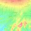 Mapa topográfico La Conquista, altitud, relieve