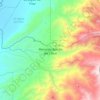 Mapa topográfico Manaure Balcón del Cesar, altitud, relieve