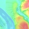 Mapa topográfico Елыкаево, altitud, relieve