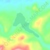 Mapa topográfico Beaverdam Lake, altitud, relieve