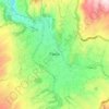 Mapa topográfico Pasto, altitud, relieve